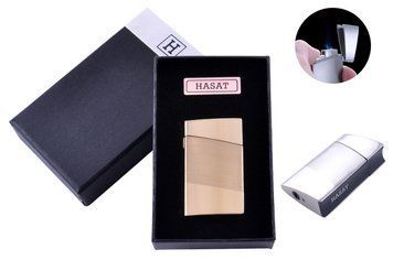 Зажигалка в подарочной коробке HASAT (Турбо пламя) №4317 Gold 4317-Gold фото
