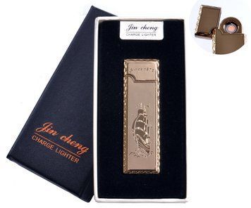 USB зажигалка в подарочной упаковке "Парусник" (двухсторонняя, спираль накаливания) №4793-3 №4793-3 фото