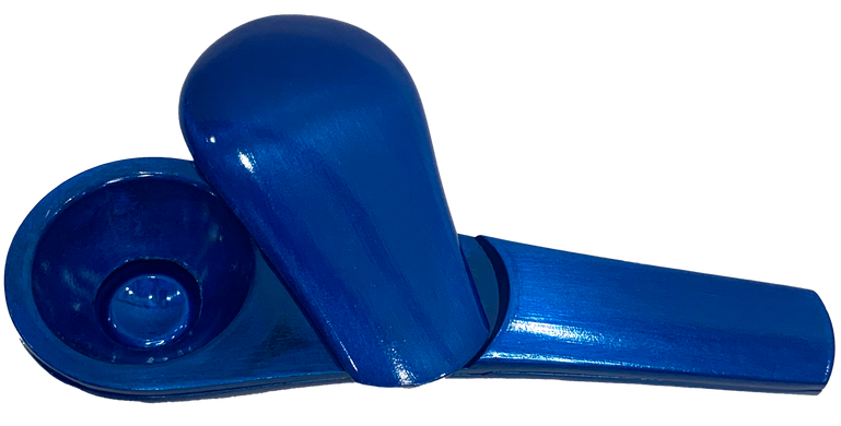 Металлическая курительная трубка с сетками в кейсе HL-552 Blue HL-552 Blue фото