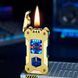 Бензинова запальничка з гравітаційним механізмом Gravity Flame HL-607 Gold HL-607 Gold фото 4
