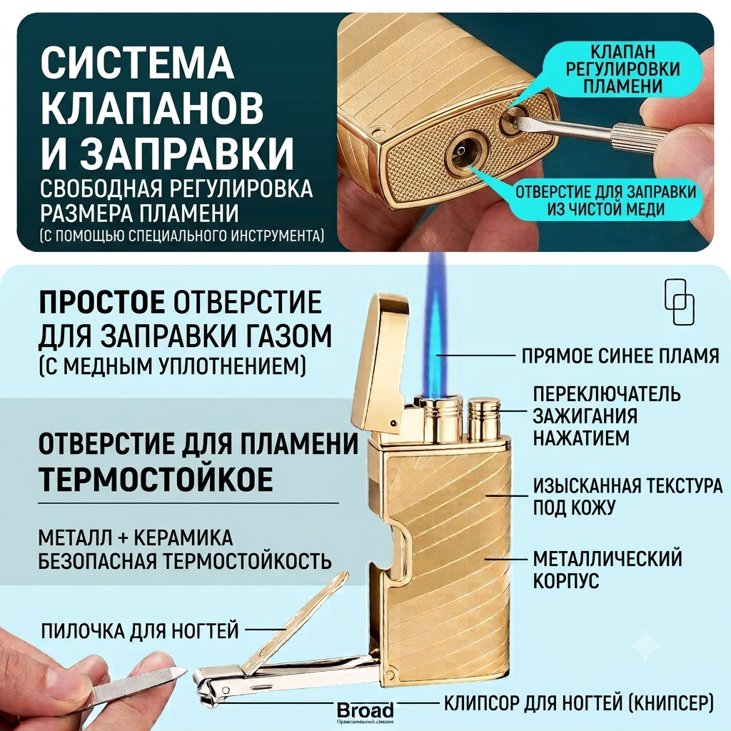 Схема многофункциональной зажигалки