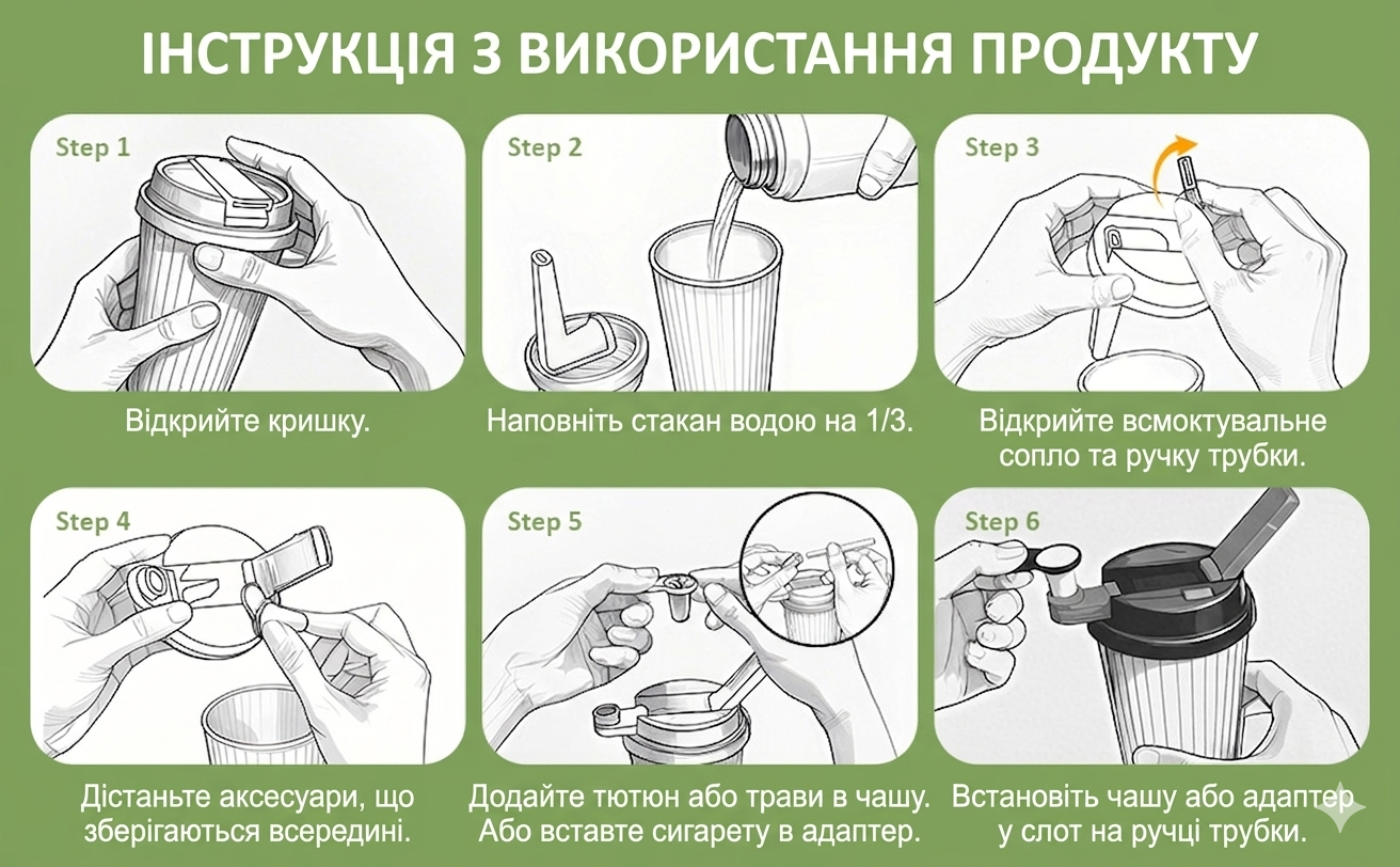 Покрокова інструкція зі збирання та використання